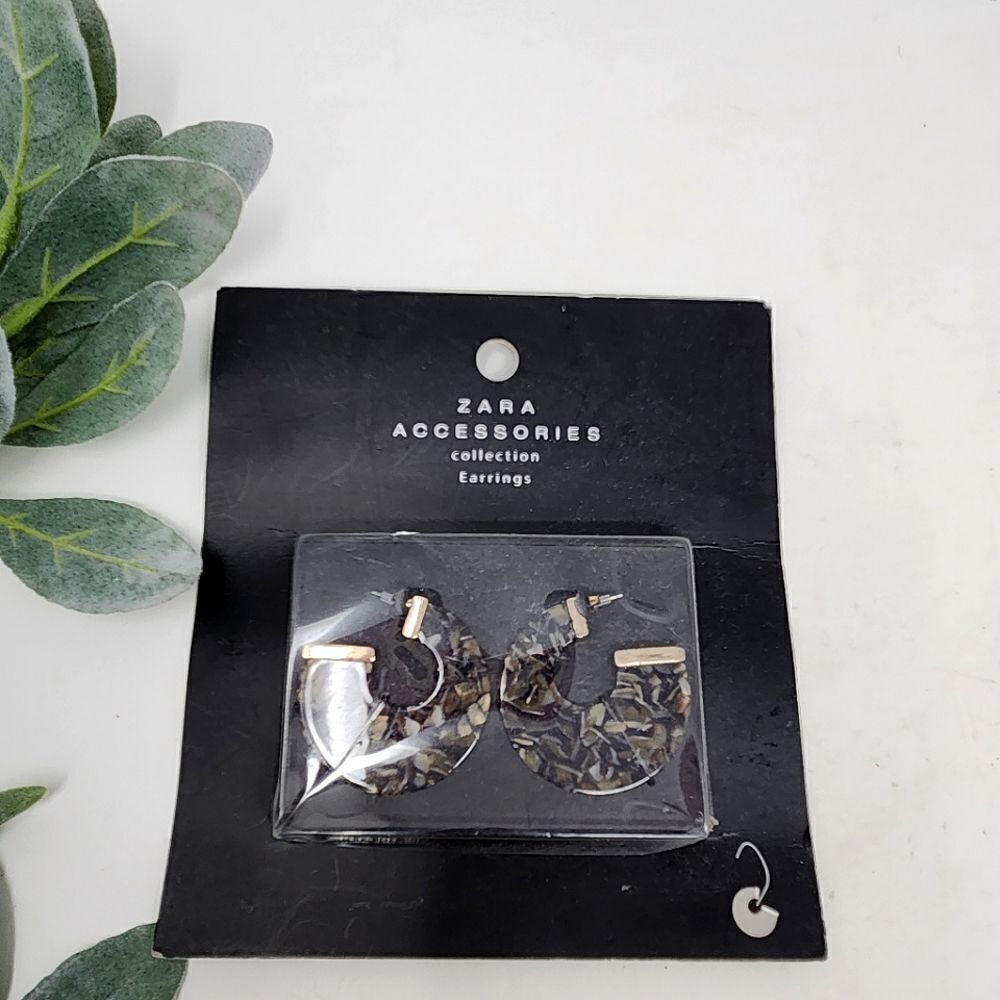 ZARA Accessories Hoop Earrings NWT‎